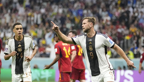 <strong>世界杯：德国在对阵西班牙的角逐中以1-1打平</strong>